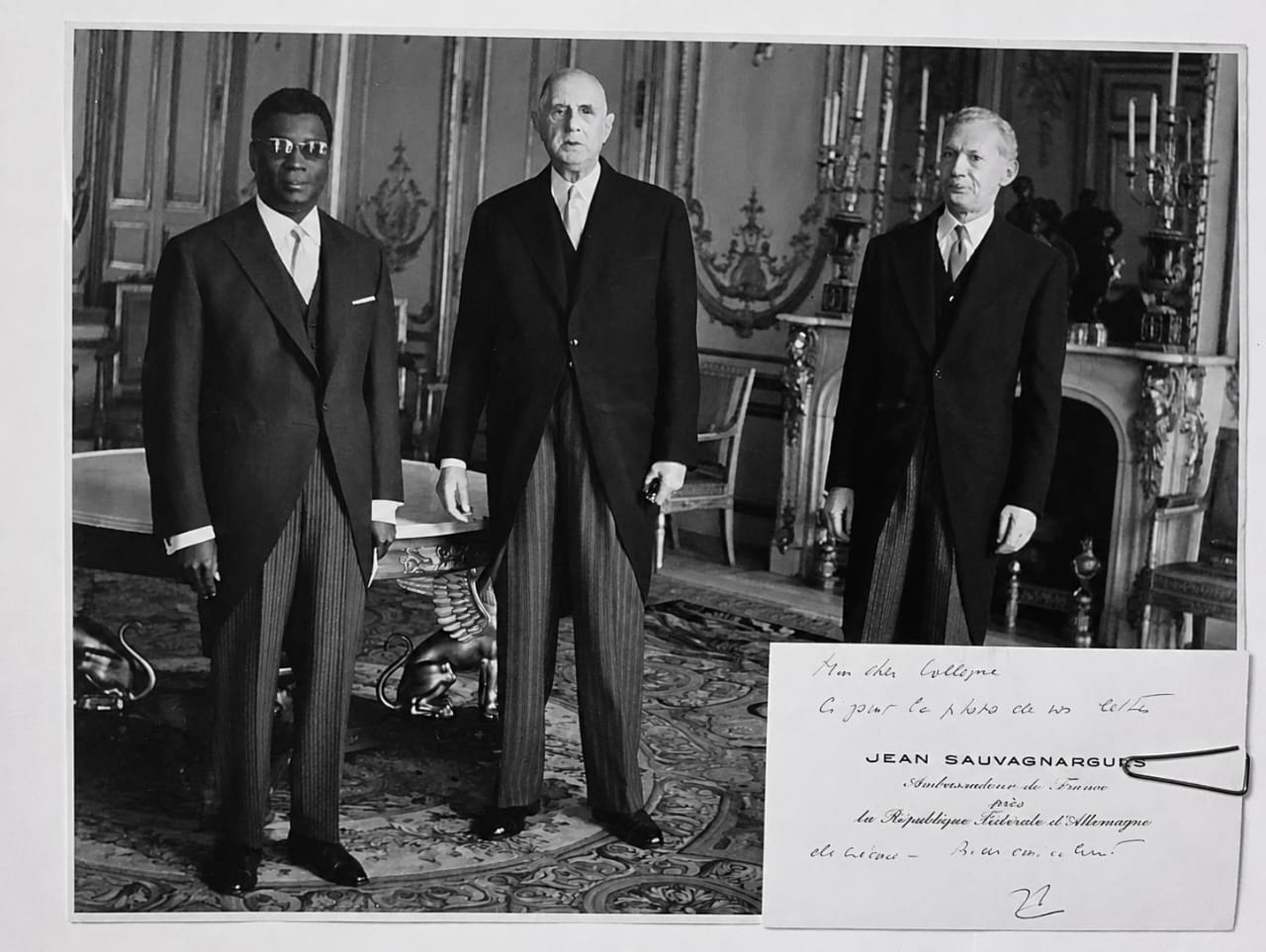 Avec le Général de Gaulle et Couve de Murville