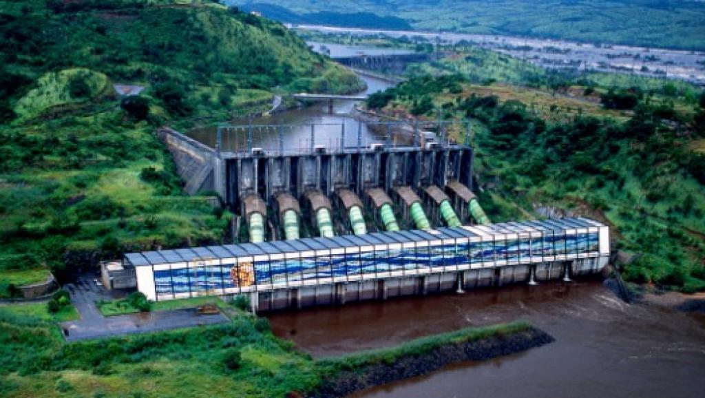 Le barrage hydroélectrique d'Inga sur le fleuve Congo