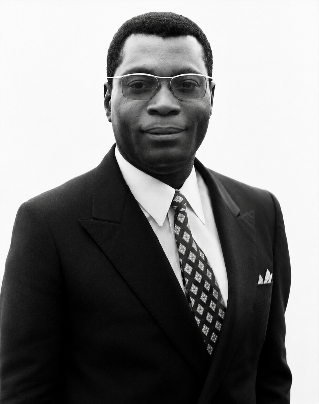 Portrait officiel de Joseph Mbeka Makosso, économiste et diplomate congolais